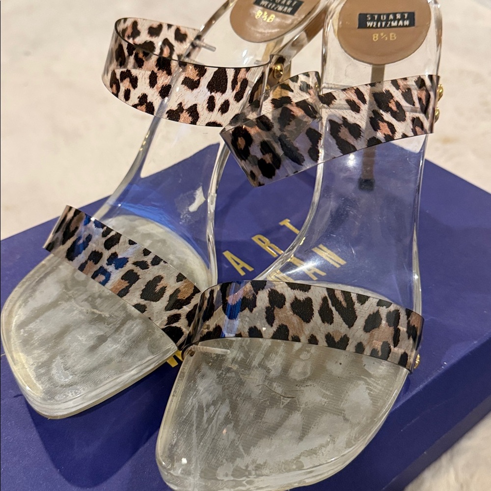 Stuart Weitzman Leopard Print Heels - Picture 6 of 14